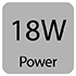 18W Power Symbol