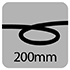 200mm Cable Symbol