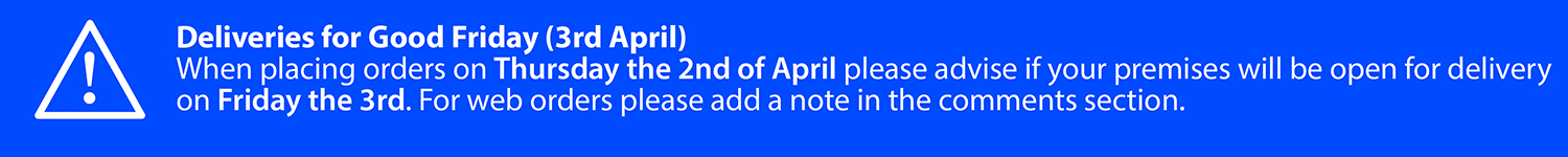 Good Friday Delveries