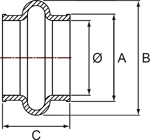 Rubber Coupling Drawing