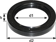 Oil seal drawing
